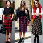 Юбки в клетку