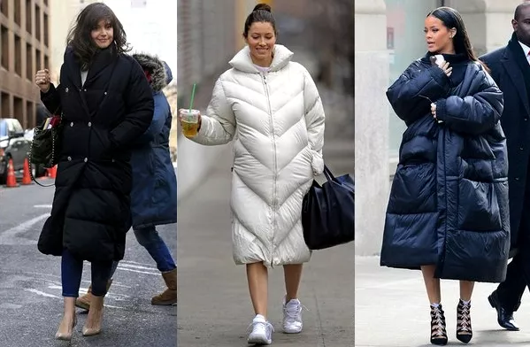 пуховики oversize оверсайз