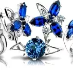 родированное серебро