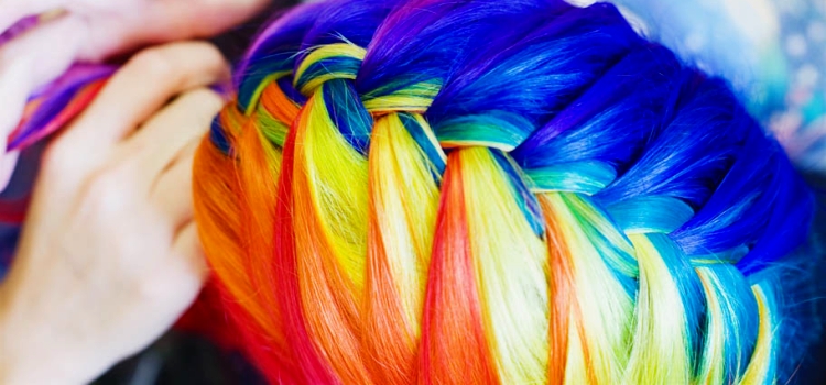 цветные мелки для волос
