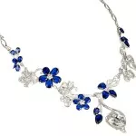 серебряное ожерелье