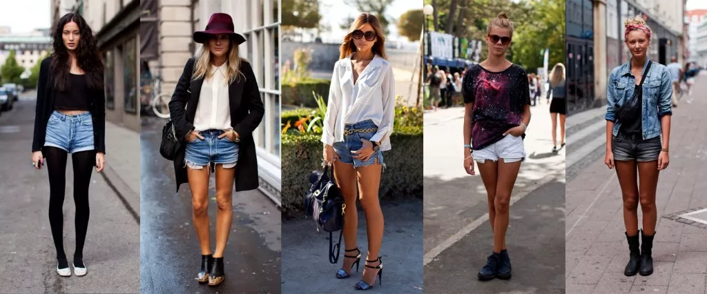 женские джинсовые шорты: